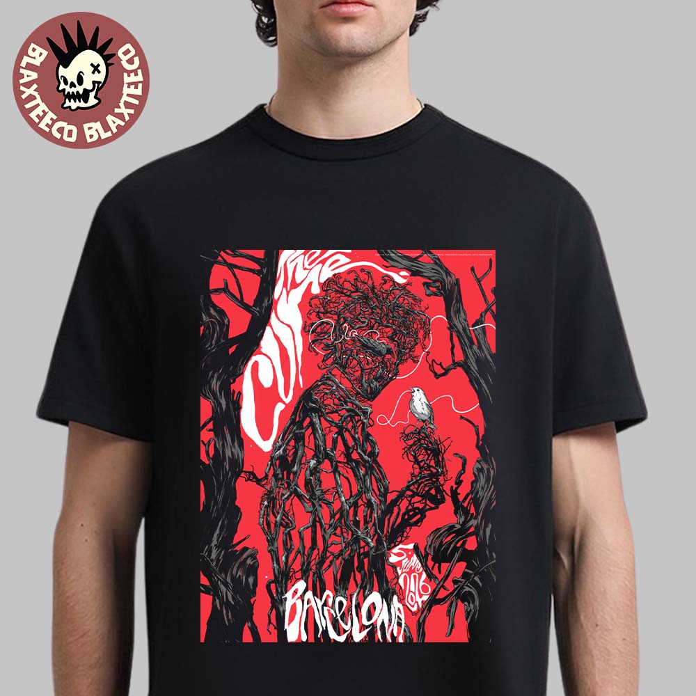 The Cure Barcelona 2026 Event Tee Primavera show At Parc del Forum On 5 June 2026 T-Shirt Unisex T-shirt, Sweatshirt, Hoodie, Long Sleeve Tee - T-Shirt, Sweatshirt, Hoodie