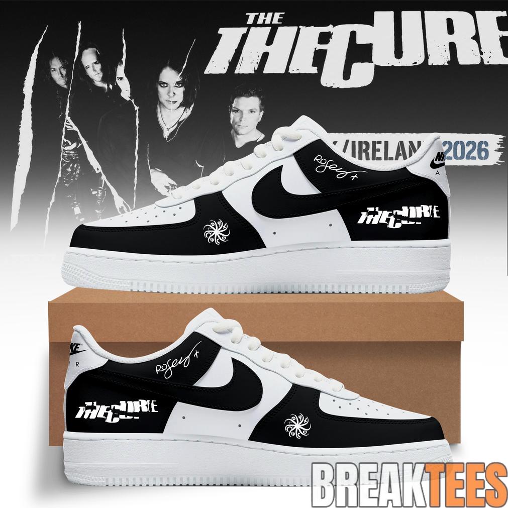 The Cure Festival Summer Live 2026 Curewave Air Force 1 Unisex T-shirt, Sweatshirt, Hoodie, Long Sleeve Tee - T-Shirt, Sweatshirt, Hoodie