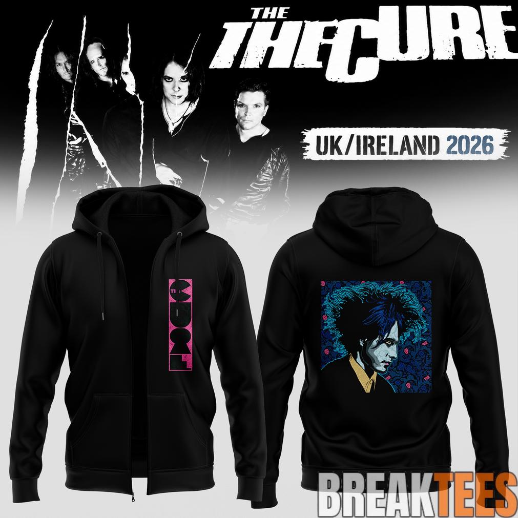 The Cure Festival Summer Live 2026 Curewave Black Hoodie Unisex T-shirt, Sweatshirt, Hoodie, Long Sleeve Tee - T-Shirt, Sweatshirt, Hoodie