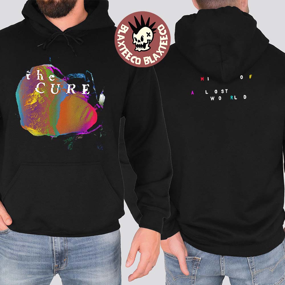 The Cure Mixes Of A Lost World Merch Two Sided Black Hoodie Unisex T-shirt, Sweatshirt, Hoodie, Long Sleeve Tee - T-Shirt, Sweatshirt, Hoodie