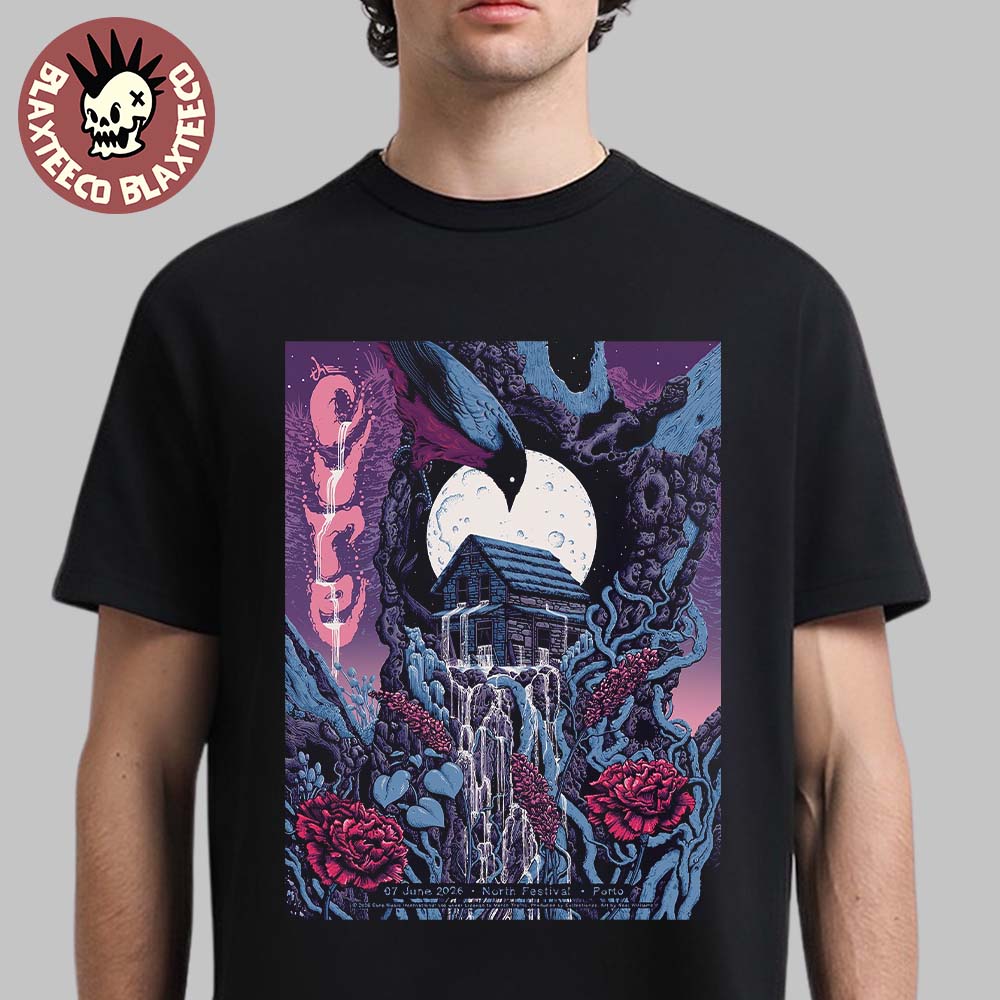 The Cure North Festival 2026 Headline Event Tee In Porto Portugal On 7 June 2026 Premium T-Shirt - T-Shirt, Sweatshirt, Hoodie