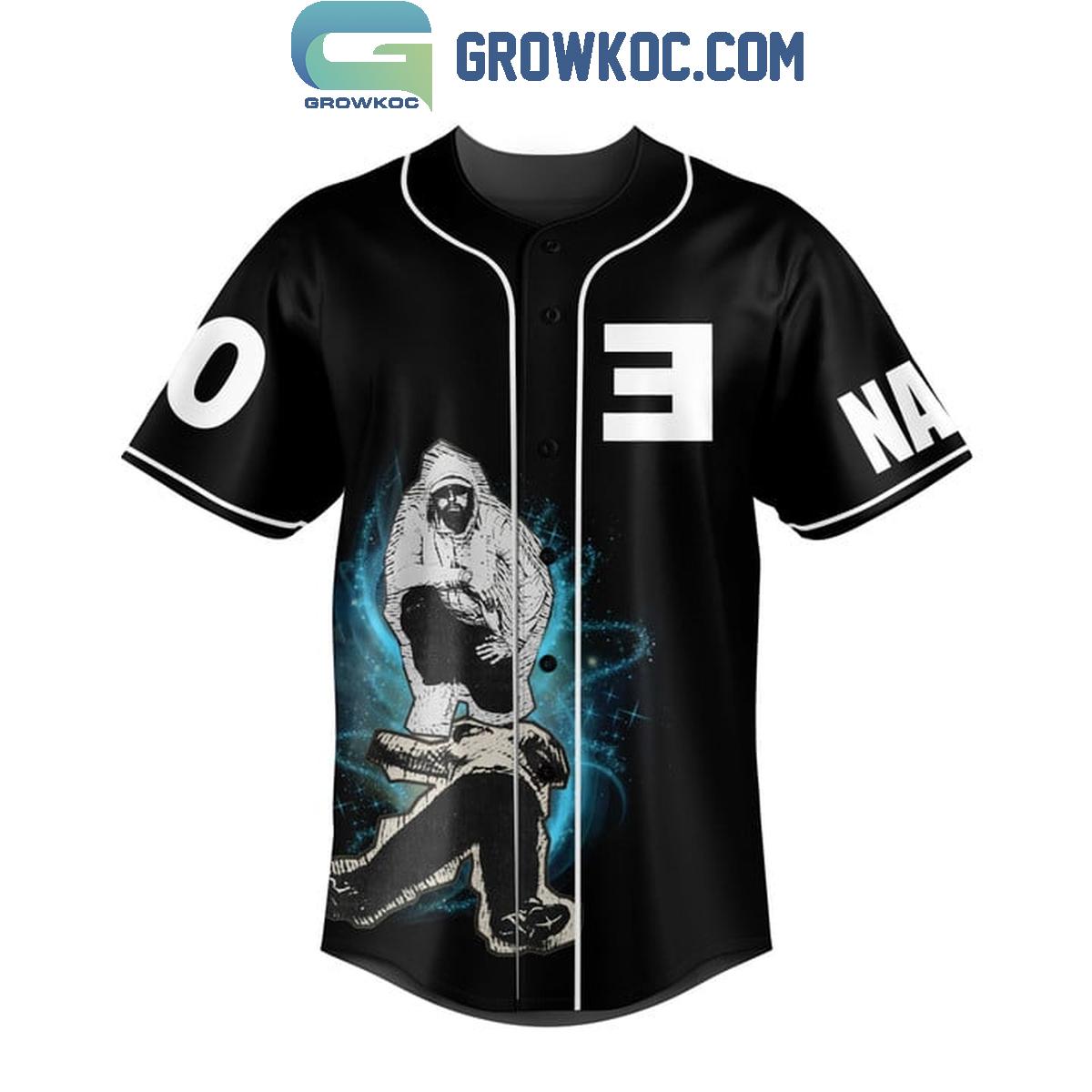 The Death Of Slim Shady The Killer Eminem Personalized Baseball Jersey baseball jersey product view 2