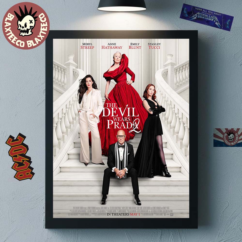 The Devil Wears Prada 2 Official New Poster In Theaters On May 1 2026 Home Decor Poster Canvas - T-Shirt, Sweatshirt, Hoodie