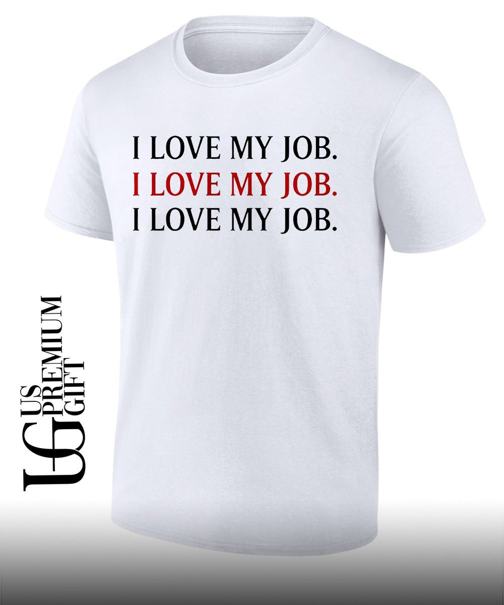 The Devil wearing I Love My Job shirt Unisex T-shirt, Sweatshirt, Hoodie, Long Sleeve Tee - T-Shirt, Sweatshirt, Hoodie
