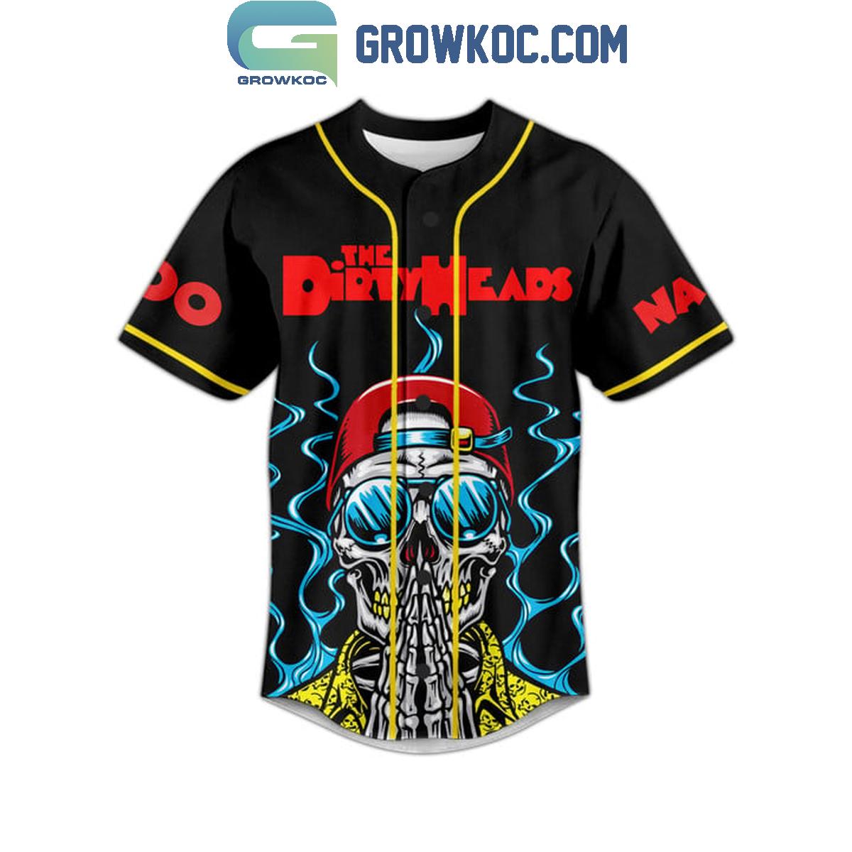 The Dirty Heads A-A-Aye I’m On Vacation Personalized Baseball Jersey baseball jersey product view 2