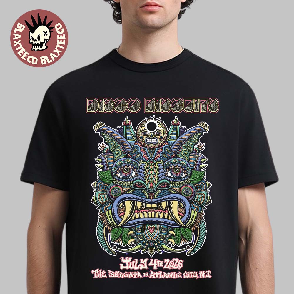 The Disco Biscuits Atlantic City New Jersey 2026 Venue Poster At The Borgata On July 4 2026 T-Shirt - T-Shirt, Sweatshirt, Hoodie