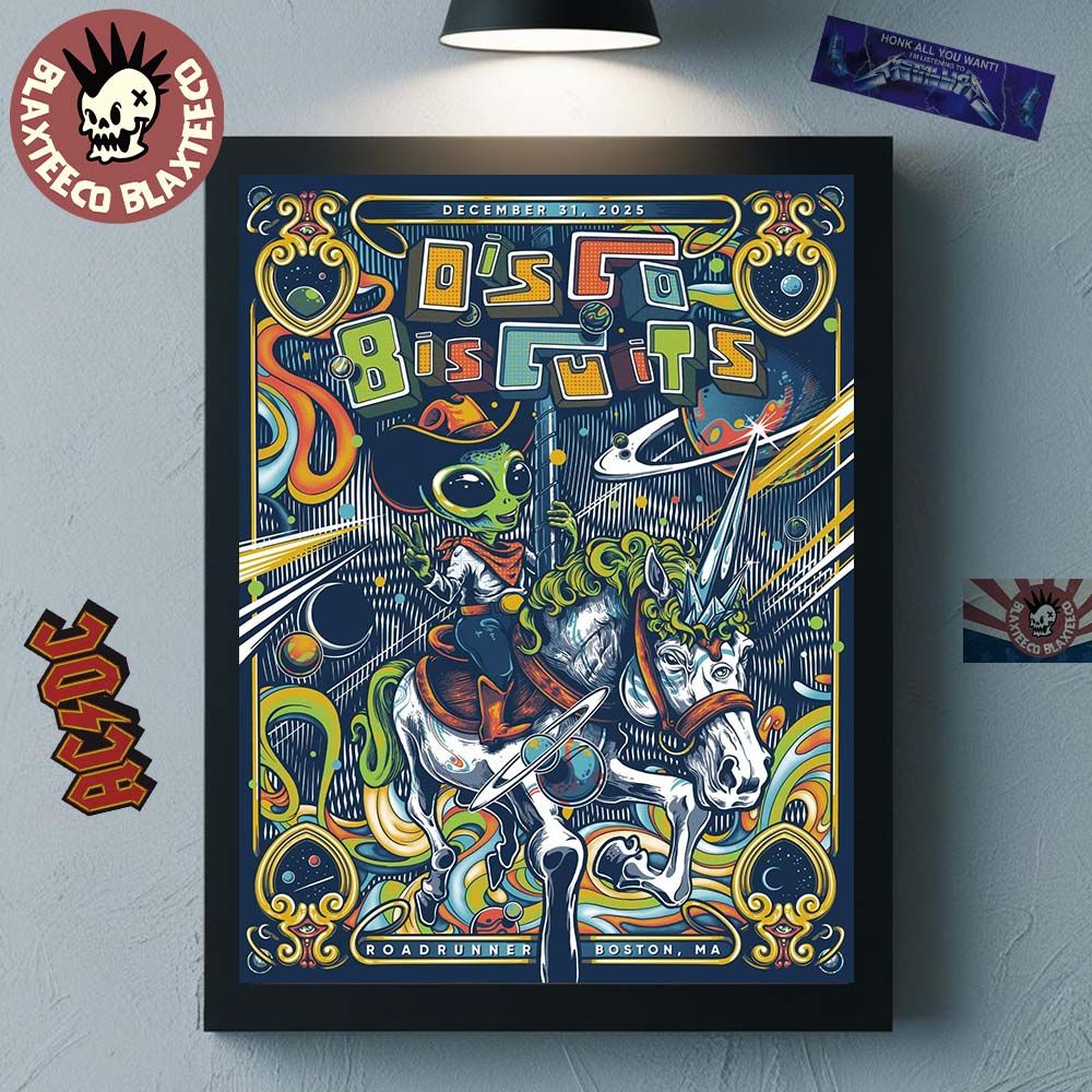 The Disco Biscuits Boston Massachusetts 2025 Night 2 Event Poster At Road Runner On December 31 2025 Home Decor Poster Canvas - T-Shirt, Sweatshirt, Hoodie
