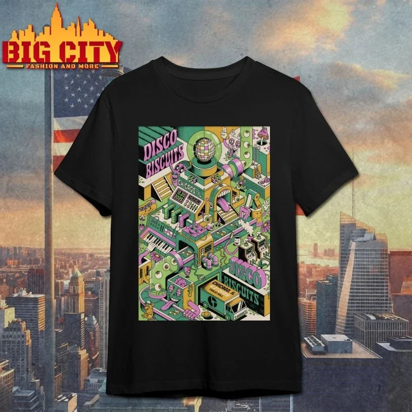 The Disco Biscuits Dec 20-21 2025 Thalia Hall In Chicago IL Poster shirt Unisex T-shirt, Sweatshirt, Hoodie, Long Sleeve Tee - T-Shirt, Sweatshirt, Hoodie