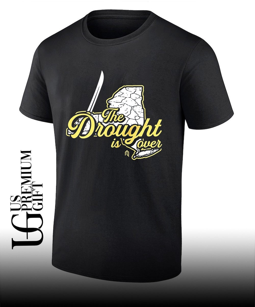 The Drought is Over Buffalo Sabres NHL shirt Unisex T-shirt, Sweatshirt, Hoodie, Long Sleeve Tee - T-Shirt, Sweatshirt, Hoodie