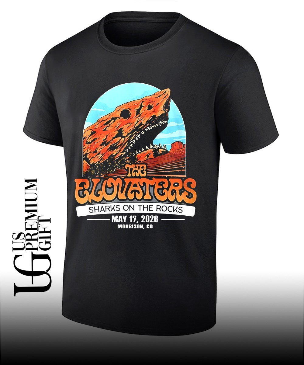 The Elovaters Red Rocks Amphitheatre Morrison Co May 2026 shirt Unisex T-shirt, Sweatshirt, Hoodie, Long Sleeve Tee - T-Shirt, Sweatshirt, Hoodie