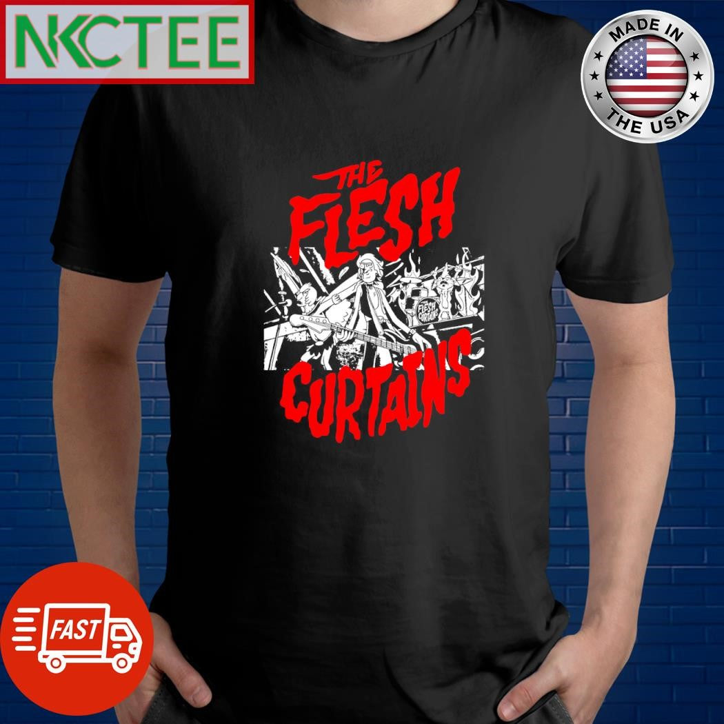 The Flesh Curtains cartoon shirt Unisex T-shirt, Sweatshirt, Hoodie, Long Sleeve Tee - T-Shirt, Sweatshirt, Hoodie