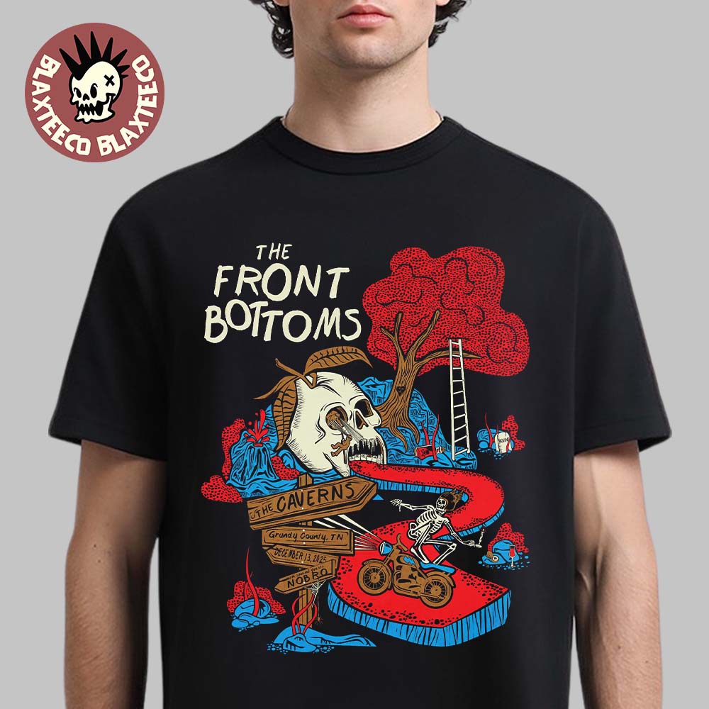 The Front Bottoms Grundy County Tennessee 2025 Event Poster At The Caverns On December 13 2025 Premium T-Shirt - T-Shirt, Sweatshirt, Hoodie