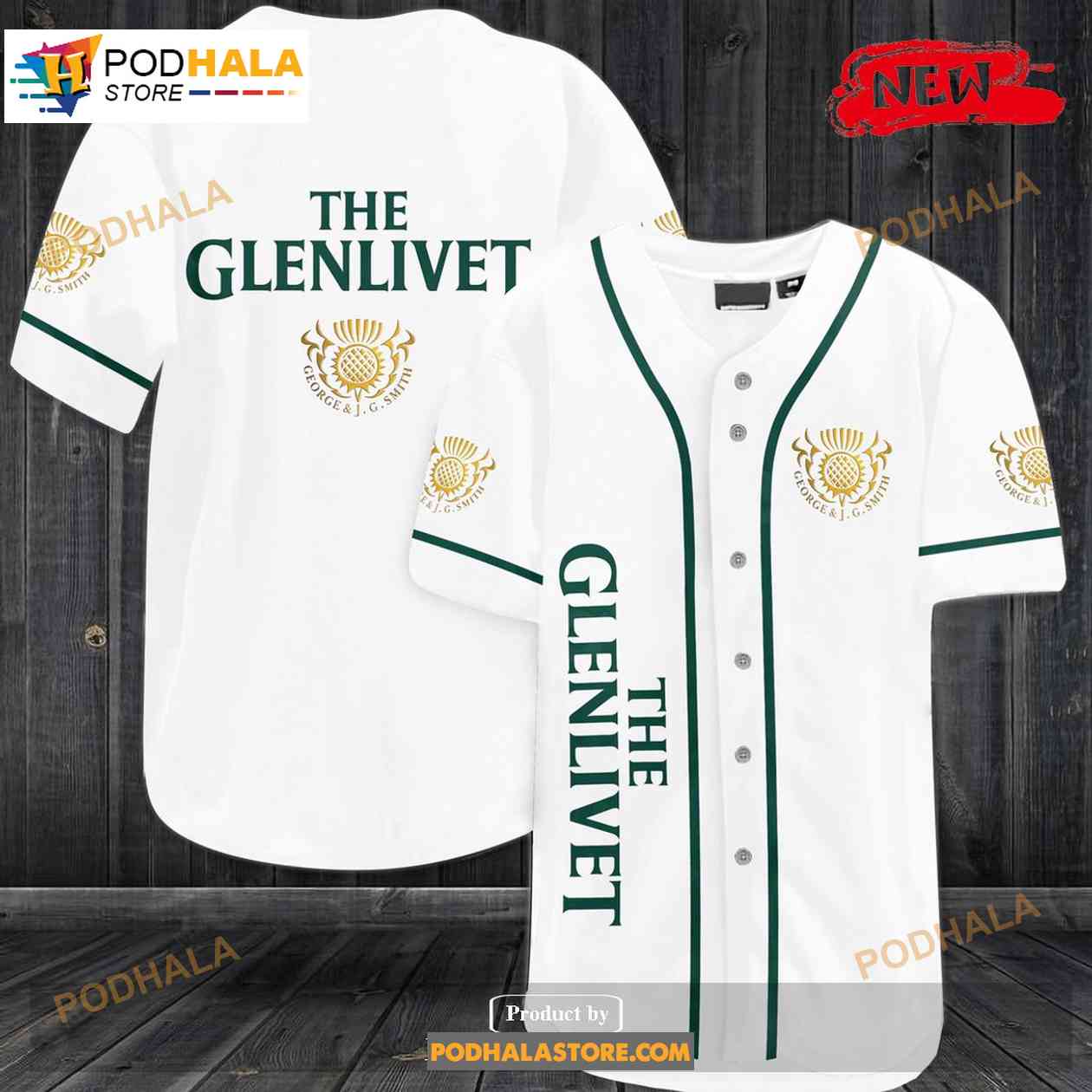 The Glenlivet Baseball Jersey baseball jersey product view 1