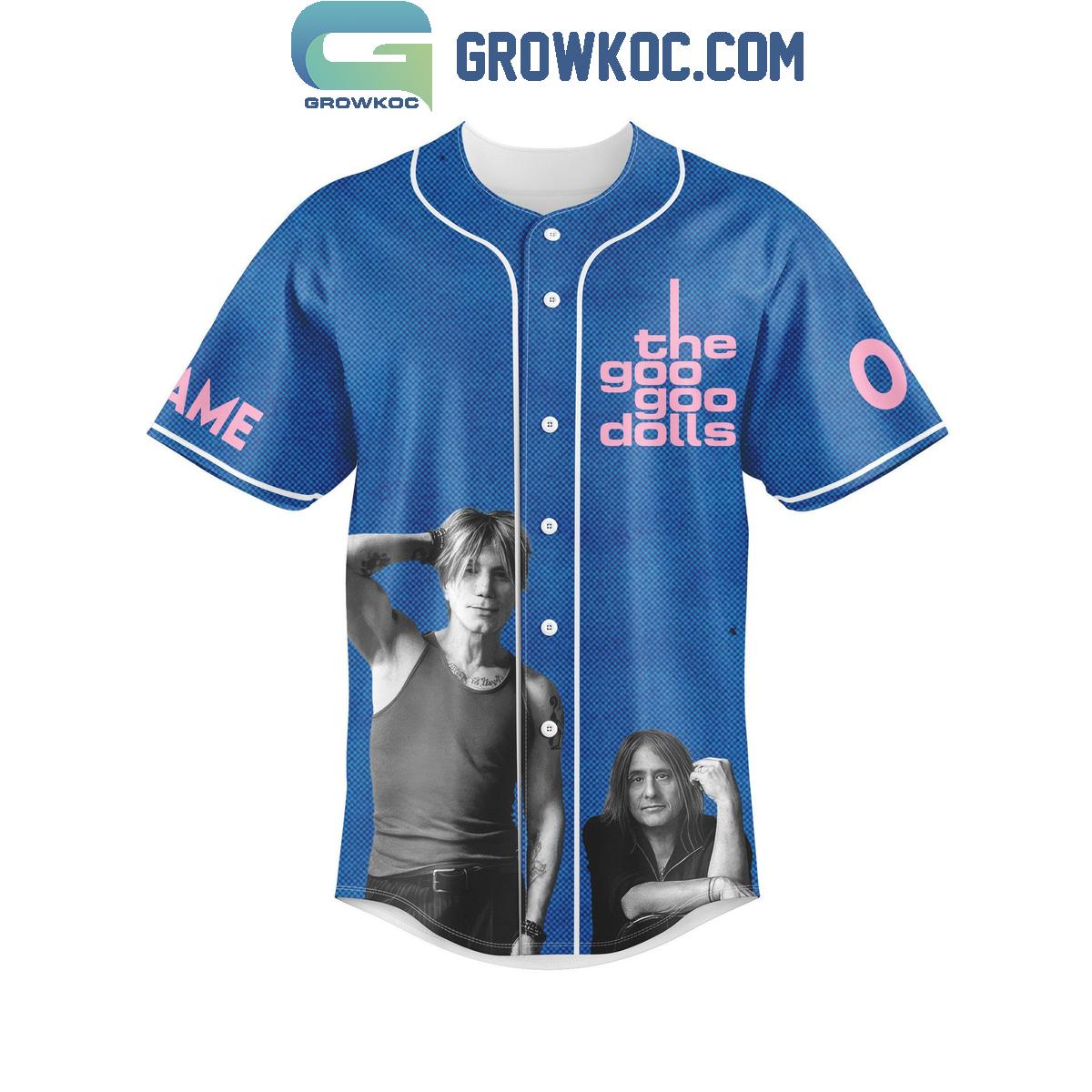The Goo Goo Dolls Summer Anthem Tour 2025 Personalized Baseball Jersey baseball jersey product view 2