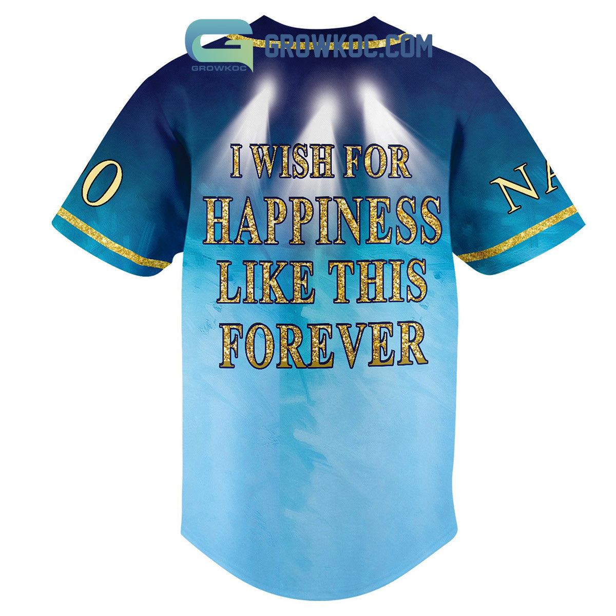The Greatest Showman Hugh Jackman Personalized Baseball Jersey baseball jersey product view 2
