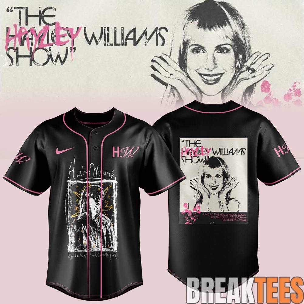 The Hayley Williams Show 2026 Baseball Jersey baseball jersey product view 1