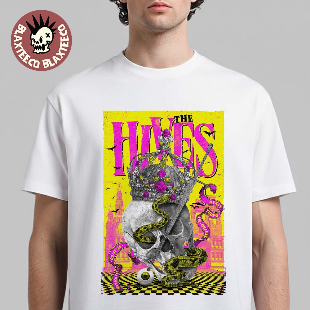 The Hives Mexico City 2026 Event Poster At Teatro Metropolitan On February 11 2026 Premium T-Shirt - T-Shirt, Sweatshirt, Hoodie
