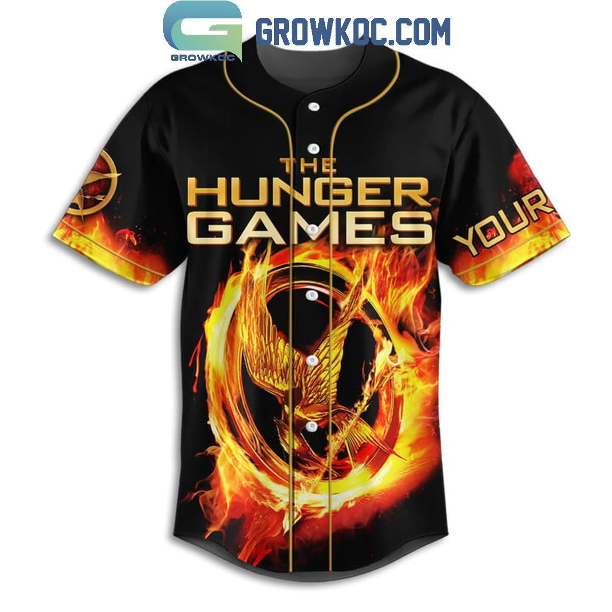 The Hunger Games May The Odds Be Ever In Your Favor Personalized Baseball Jersey baseball jersey product view 2