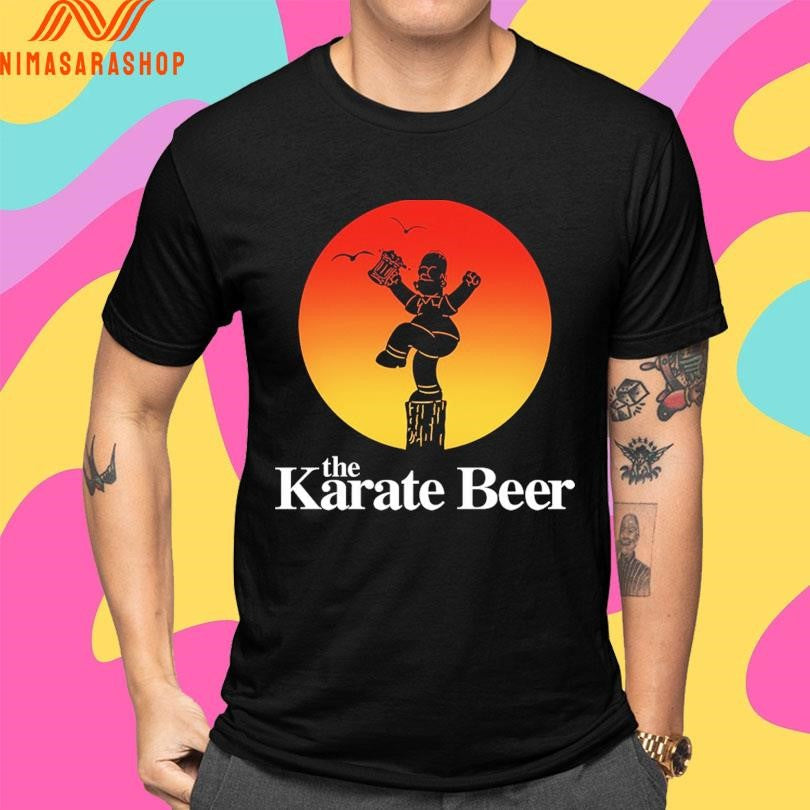 The Karate Beer - Adult & Kids T-Shirts, Sweatshirts & Hoodies apparel design preview 4