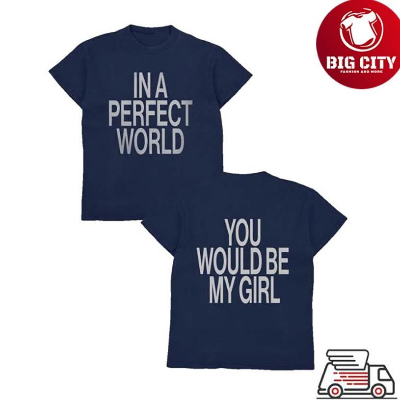 The Kid Laroi Perfect World Two Sided Shirt Unisex T-shirt, Sweatshirt, Hoodie, Long Sleeve Tee - T-Shirt, Sweatshirt, Hoodie