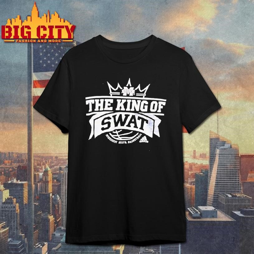 The King Of Swat Ncaa Mississippi State Bulldogs Shirt Unisex T-shirt, Sweatshirt, Hoodie, Long Sleeve Tee - T-Shirt, Sweatshirt, Hoodie