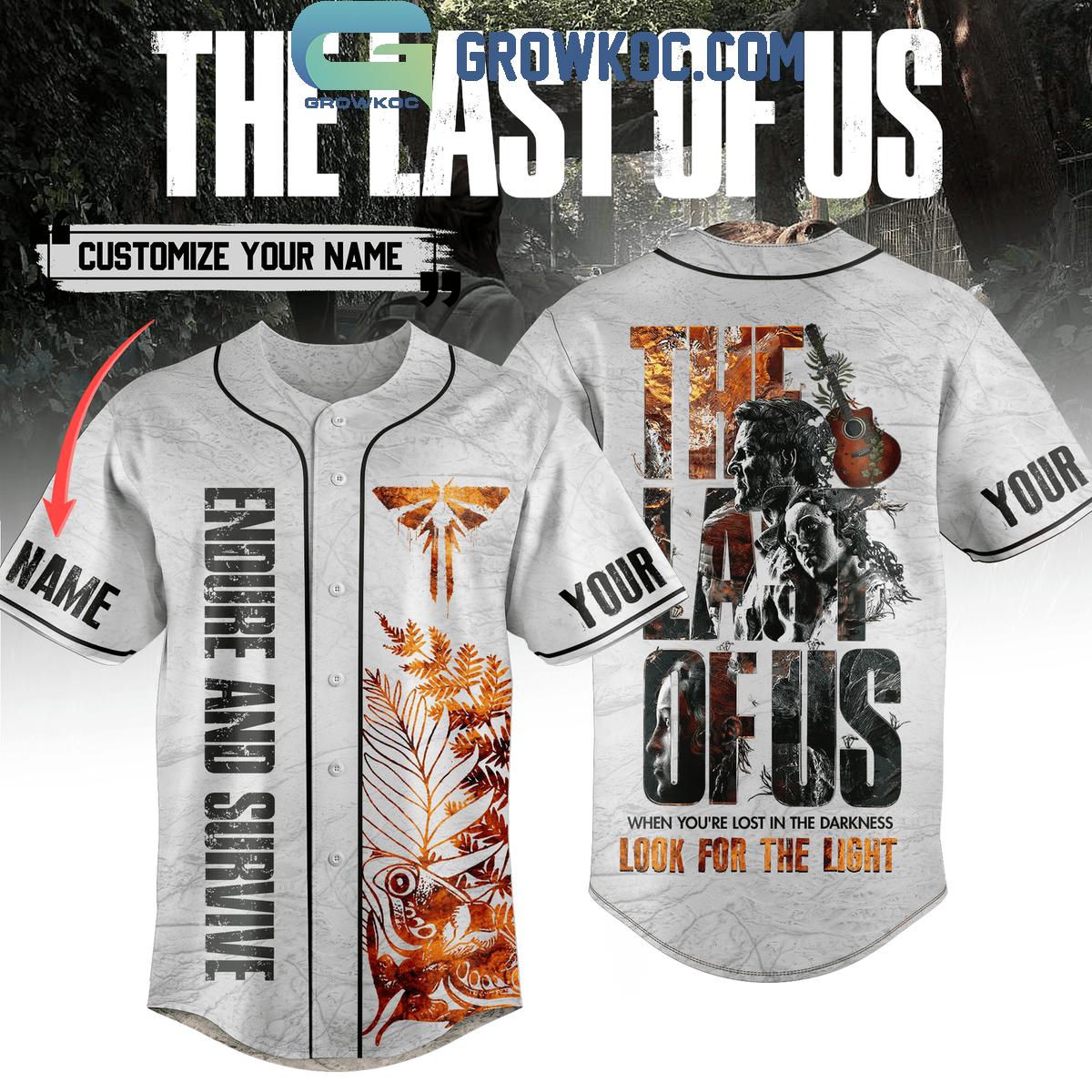 The Last Of Us Endure And Survive Personalized Baseball Jersey baseball jersey product view 1