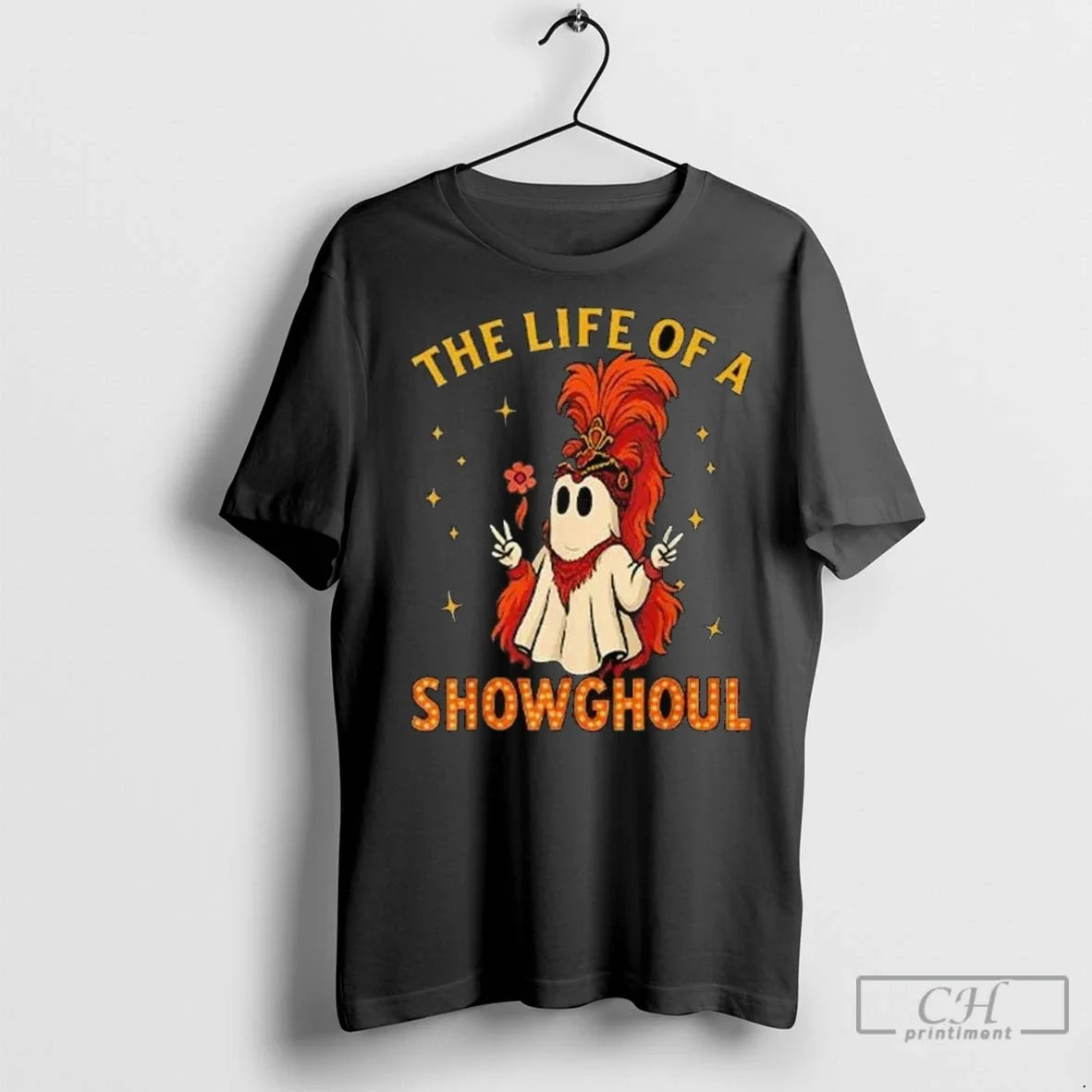 The Life Of A Showghoul Funny Halloween Long Sleve T Shirts Unisex T-shirt, Sweatshirt, Hoodie, Long Sleeve Tee - T-Shirt, Sweatshirt, Hoodie