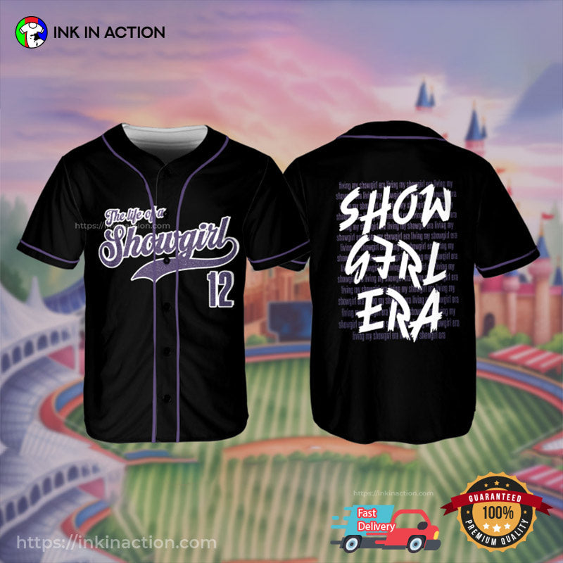 The Life Of Showgirl, Show Girl Era Baseball Jersey baseball jersey product view 1