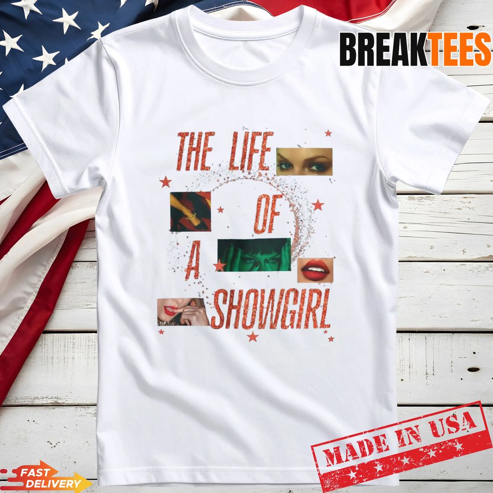 The Life of a Showgirl Violet Taylor Shirt Unisex T-shirt, Sweatshirt, Hoodie, Long Sleeve Tee - T-Shirt, Sweatshirt, Hoodie