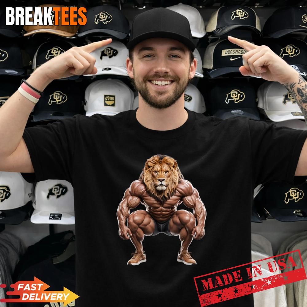 The Lion Doesnt Wipe Funny Gen Z Joke Raunchy Meme T-Shirt Unisex T-shirt, Sweatshirt, Hoodie, Long Sleeve Tee - T-Shirt, Sweatshirt, Hoodie