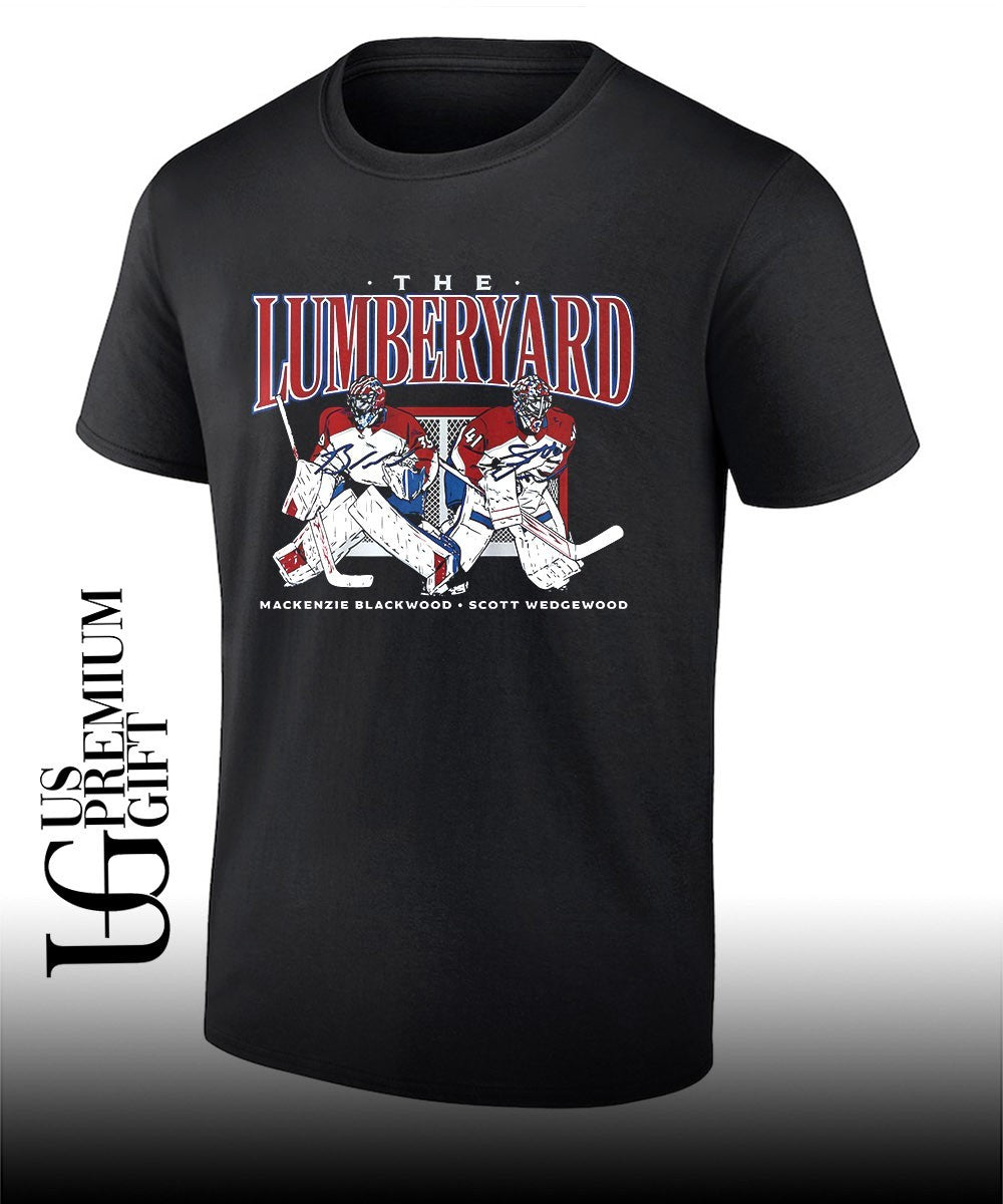 The Lumberyard Scott Wedgewood and Mackenzie Blackwood Colorado Avalanche hockey signature shirt - T-Shirt, Sweatshirt, Hoodie