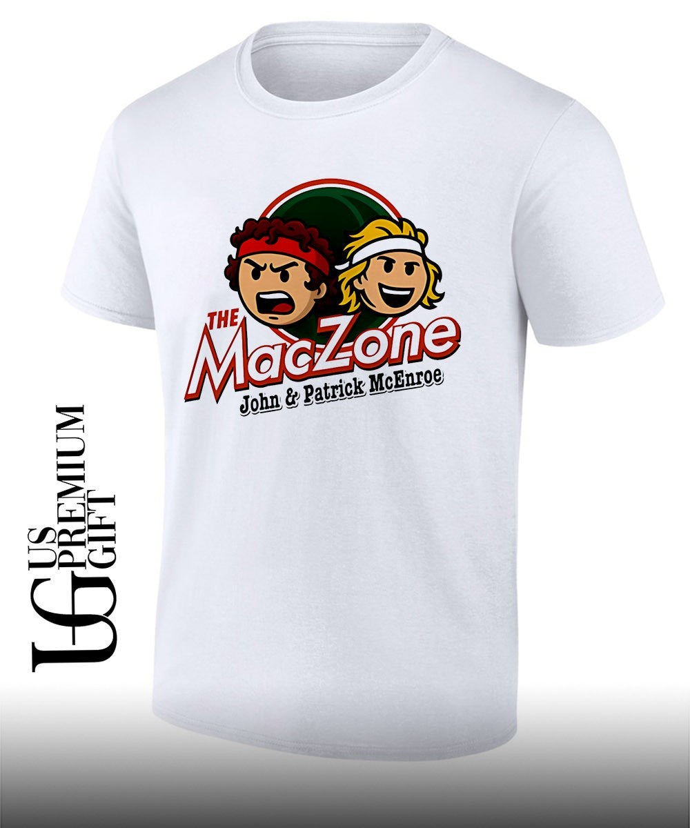 The Maczone John and Patrick Mcenroe logo shirt Unisex T-shirt, Sweatshirt, Hoodie, Long Sleeve Tee - T-Shirt, Sweatshirt, Hoodie