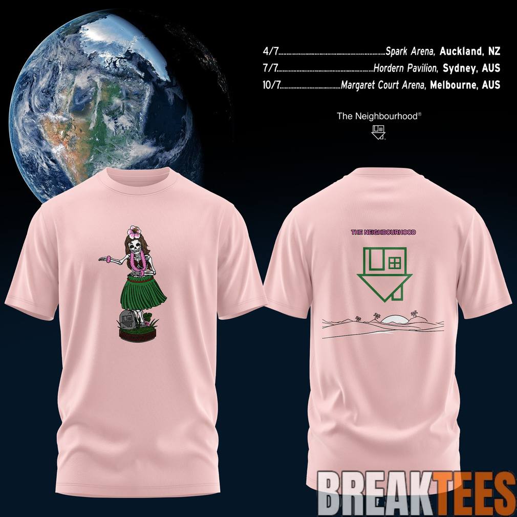 The Neighbourhood AUS & NZ 2026 Tour Shirt Unisex T-shirt, Sweatshirt, Hoodie, Long Sleeve Tee - T-Shirt, Sweatshirt, Hoodie