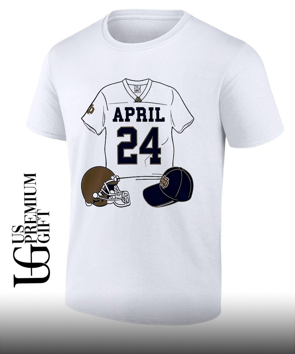 The Notre Dame Fighting Irish Football April 24 2026 shirt Unisex T-shirt, Sweatshirt, Hoodie, Long Sleeve Tee - T-Shirt, Sweatshirt, Hoodie