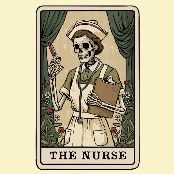 The Nurse Tarot Card Unisex T-shirt, Sweatshirt, Hoodie, Long Sleeve Tee - T-Shirt, Sweatshirt, Hoodie
