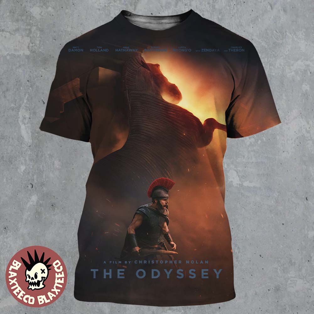 The Odyssey A Film By Christopher Nolan Defy The Gods All Over Print Shirt Unisex T-shirt, Sweatshirt, Hoodie, Long Sleeve Tee - T-Shirt, Sweatshirt, Hoodie