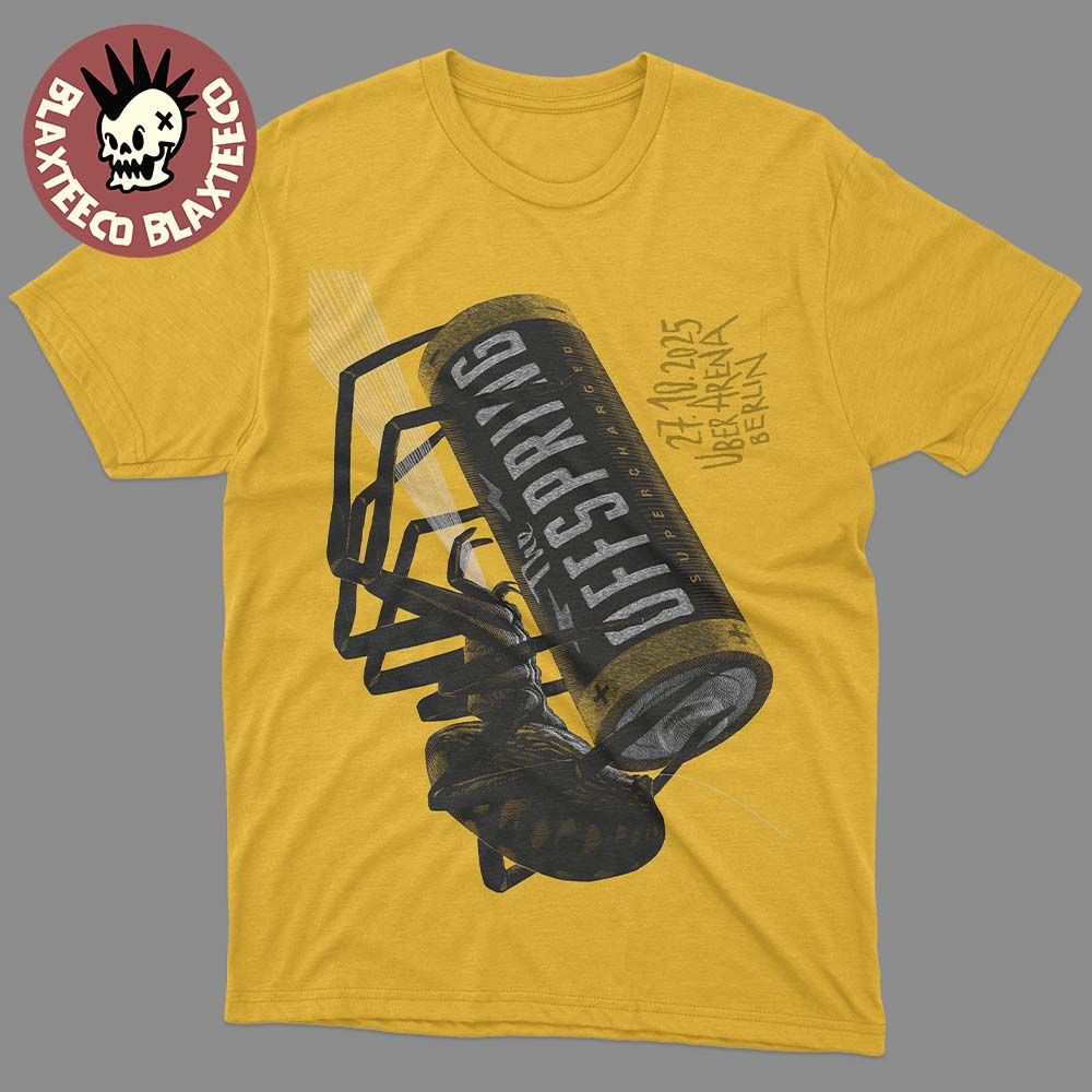 The Offspring Berlin Germany 2025 Tonight Poster At Uber Arena On October 27 2025 T-Shirt Unisex T-shirt, Sweatshirt, Hoodie, Long Sleeve Tee - T-Shirt, Sweatshirt, Hoodie