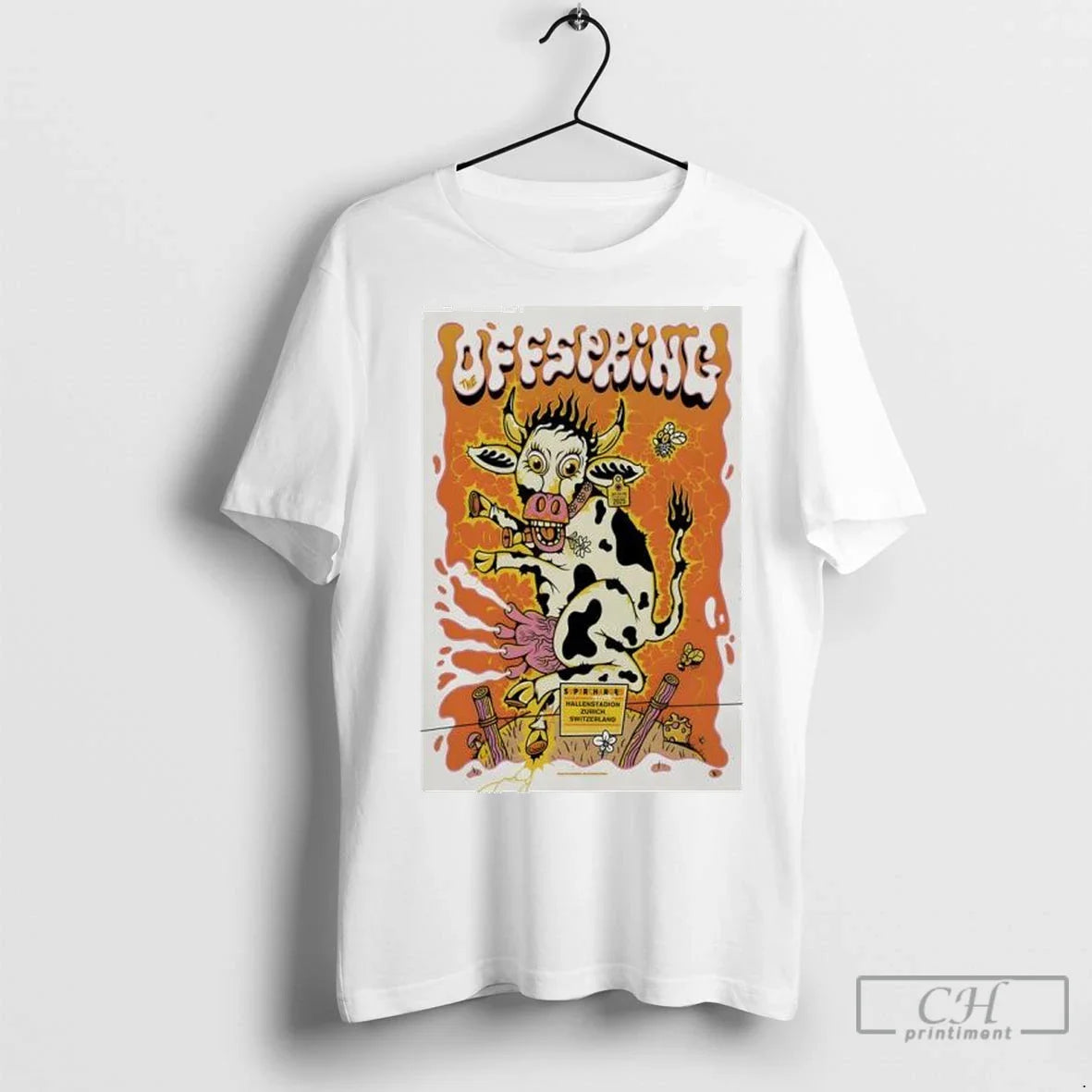 The Offspring Hallenstadion Zurich Switzerland September 30 2025 T Shirts Unisex T-shirt, Sweatshirt, Hoodie, Long Sleeve Tee - T-Shirt, Sweatshirt, Hoodie