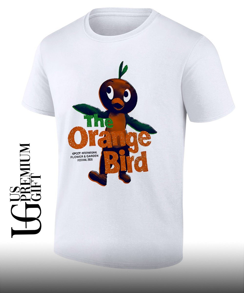 The Orange Bird EPCOT Flower and Garden Festival 2026 shirt Unisex T-shirt, Sweatshirt, Hoodie, Long Sleeve Tee - T-Shirt, Sweatshirt, Hoodie