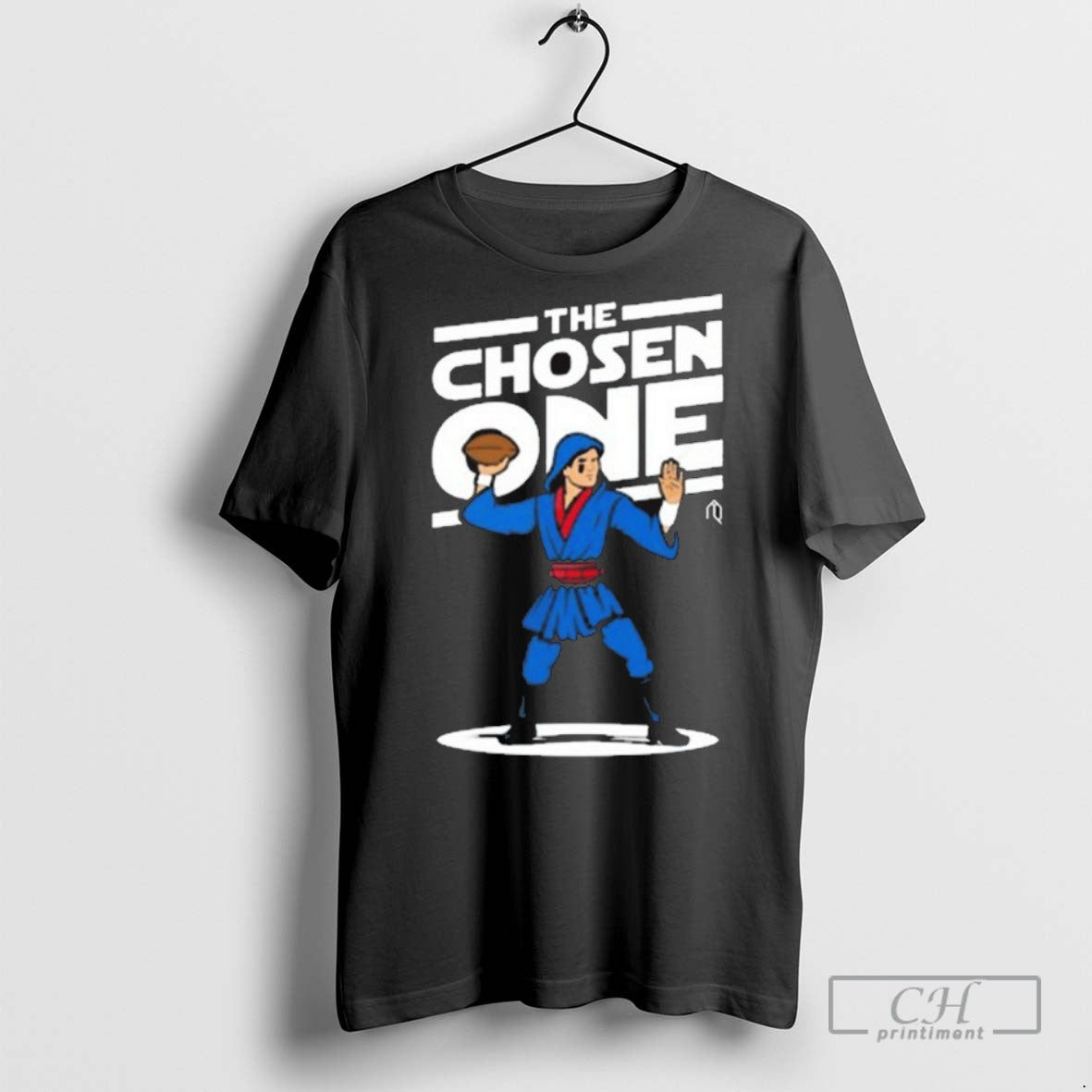 The Prophecy Foretold Of The Chosen One Jaxson Dart New York Giants Painting T Shirts Unisex T-shirt, Sweatshirt, Hoodie, Long Sleeve Tee - T-Shirt, Sweatshirt, Hoodie