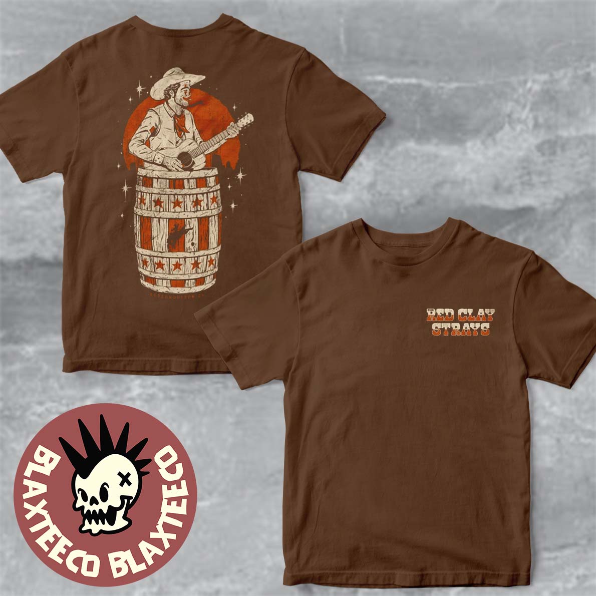 The Red Clay Strays Rodeohouston 26 Houston Texas 2026 Event Tee At NRG Stadium On March 17 2026 Brown T-Shirt - T-Shirt, Sweatshirt, Hoodie