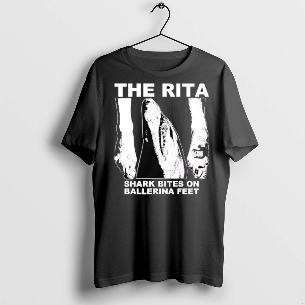 The Rita Shark Bites On Ballerina Feet T Shirts Unisex T-shirt, Sweatshirt, Hoodie, Long Sleeve Tee - T-Shirt, Sweatshirt, Hoodie