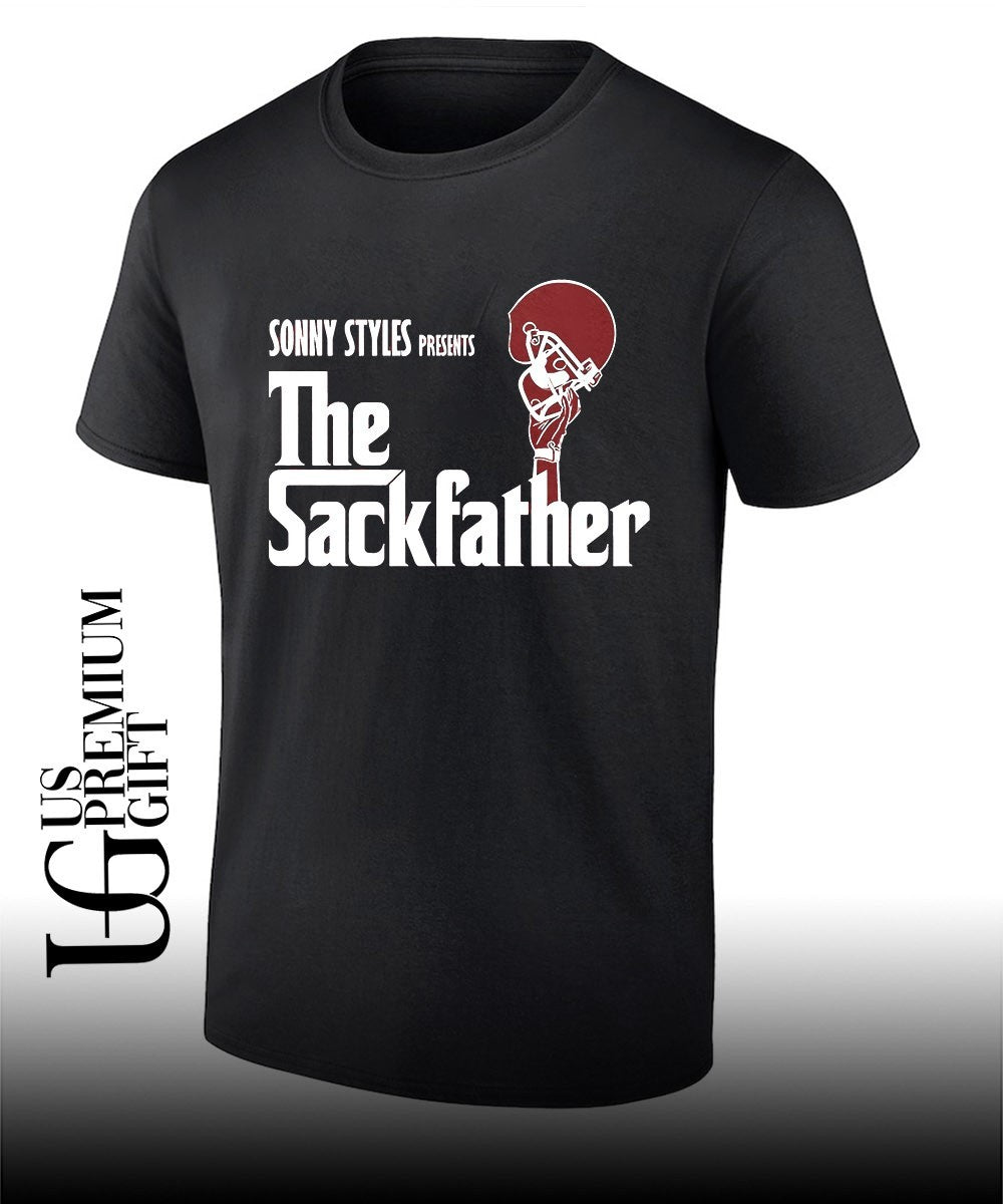 The Sackfather Sonny Styles Present Washington Commanders Football shirt Unisex T-shirt, Sweatshirt, Hoodie, Long Sleeve Tee - T-Shirt, Sweatshirt, Hoodie
