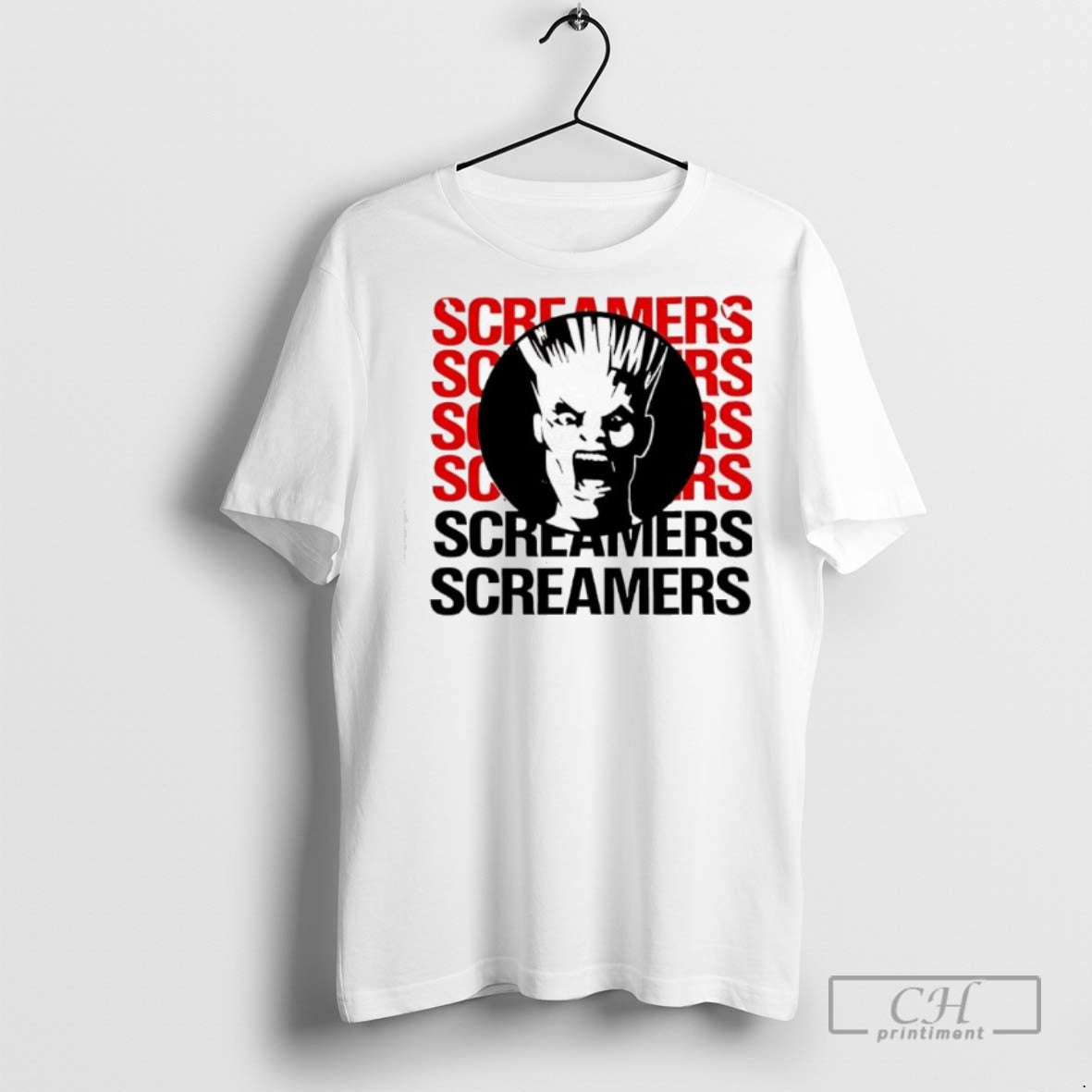 The Screamers Demos Album Logo T Shirts Unisex T-shirt, Sweatshirt, Hoodie, Long Sleeve Tee - T-Shirt, Sweatshirt, Hoodie