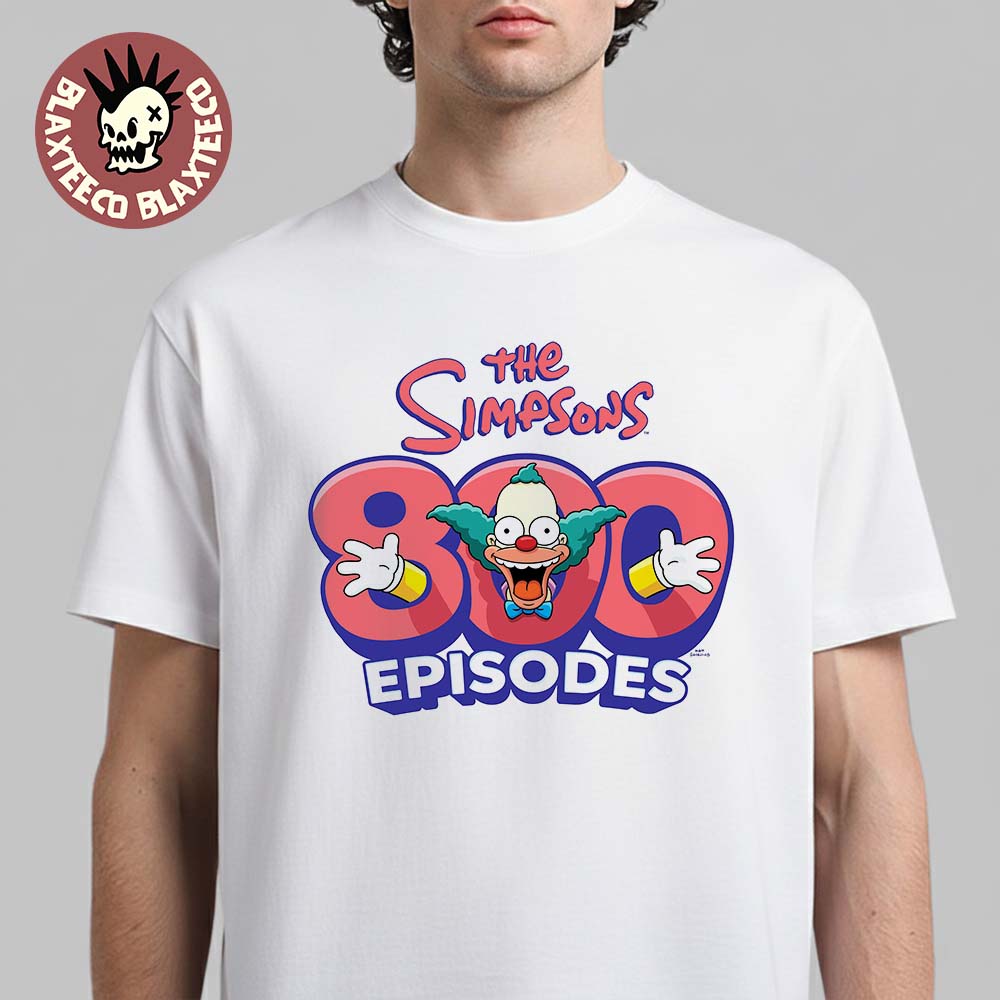 The Simpsons 800 Episodes Official Logo T-Shirt Unisex T-shirt, Sweatshirt, Hoodie, Long Sleeve Tee - T-Shirt, Sweatshirt, Hoodie