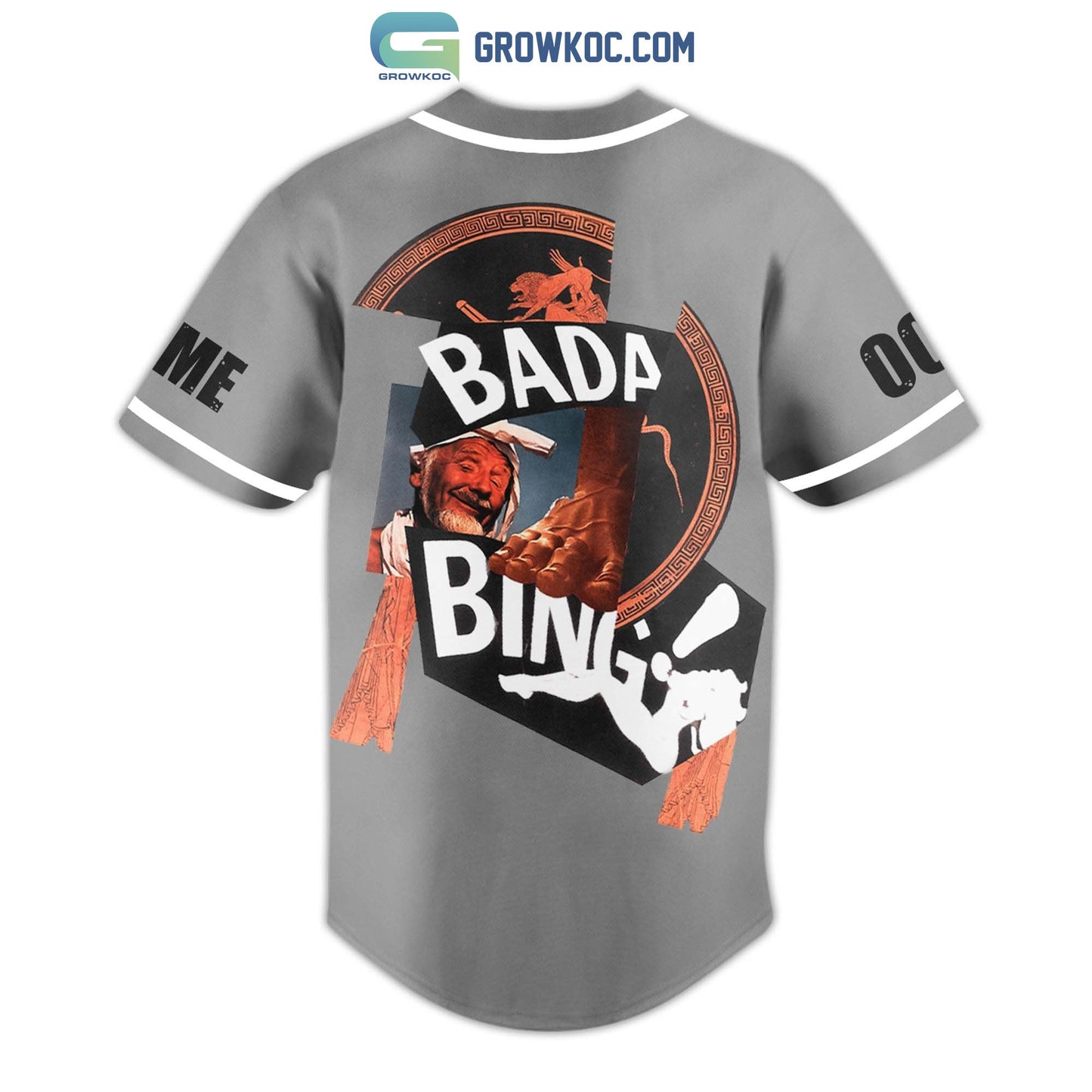 The Sopranos Bada Bing Personalized Baseball Jersey baseball jersey product view 3