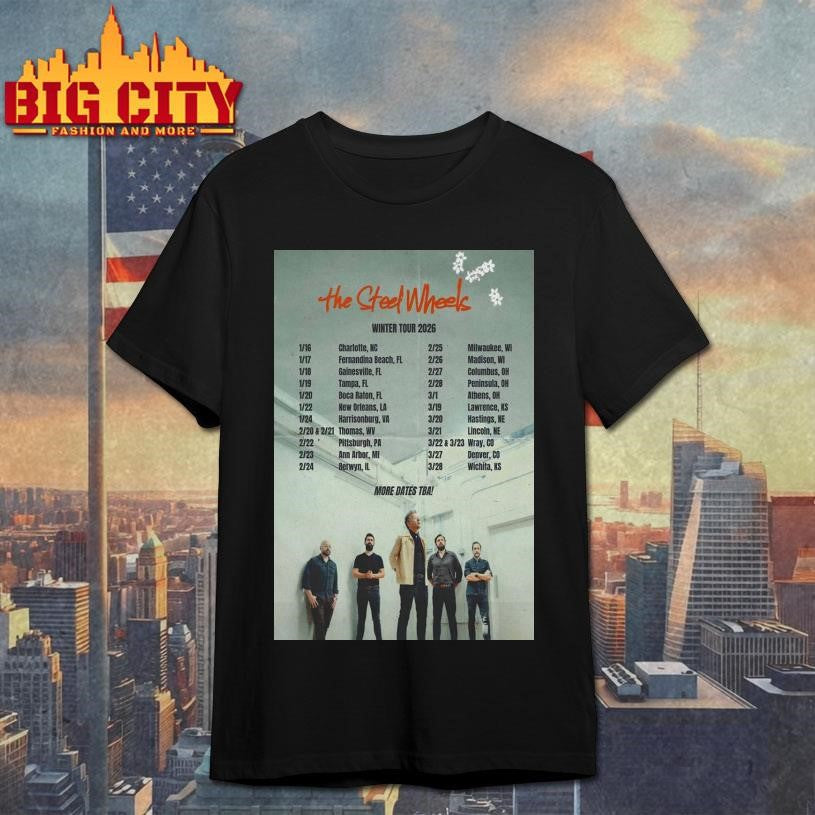 The Steel Wheels Winter Tour 26 Poster shirt Unisex T-shirt, Sweatshirt, Hoodie, Long Sleeve Tee - T-Shirt, Sweatshirt, Hoodie