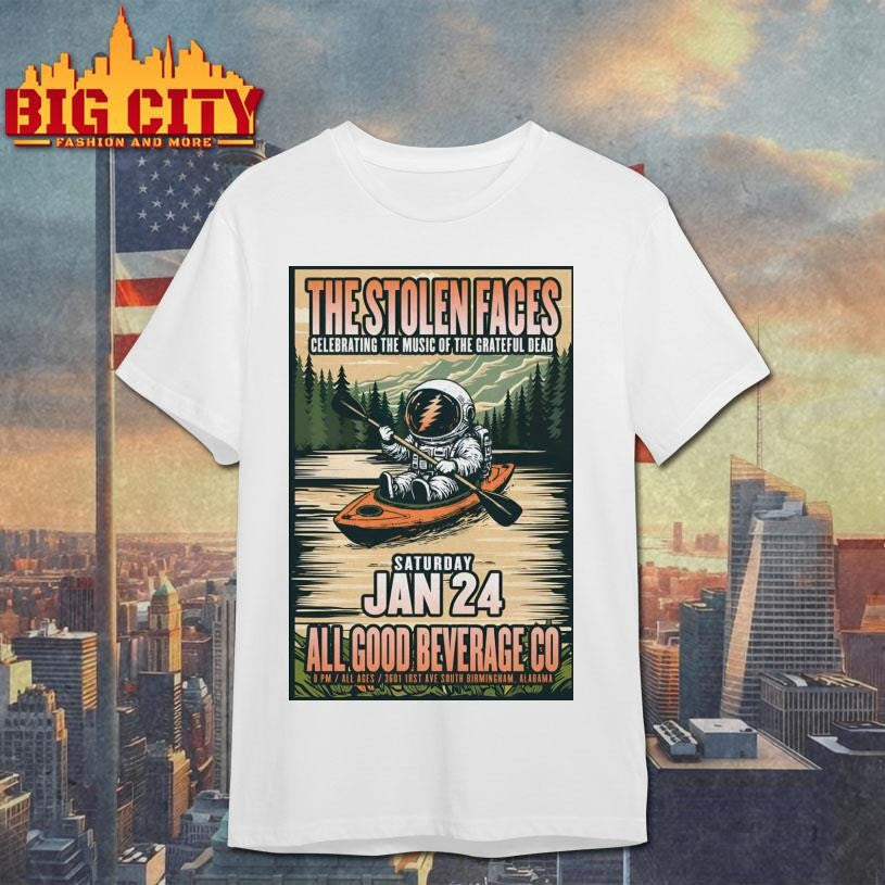 The Stolen Faces 1.24.2026 Birmingham AL Poster shirt Unisex T-shirt, Sweatshirt, Hoodie, Long Sleeve Tee - T-Shirt, Sweatshirt, Hoodie