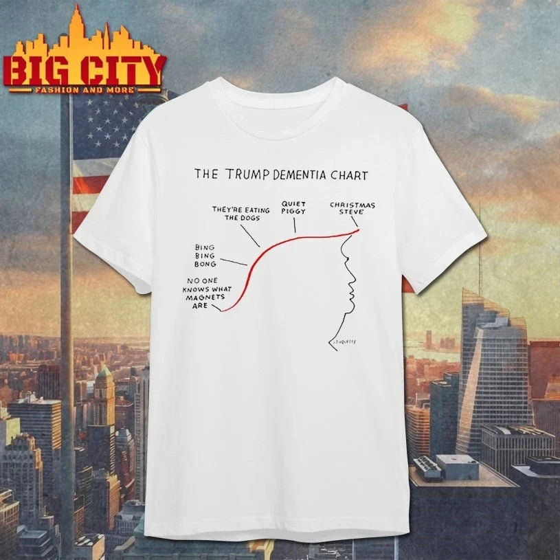 The Trump Dementia Chart shirt Unisex T-shirt, Sweatshirt, Hoodie, Long Sleeve Tee - T-Shirt, Sweatshirt, Hoodie