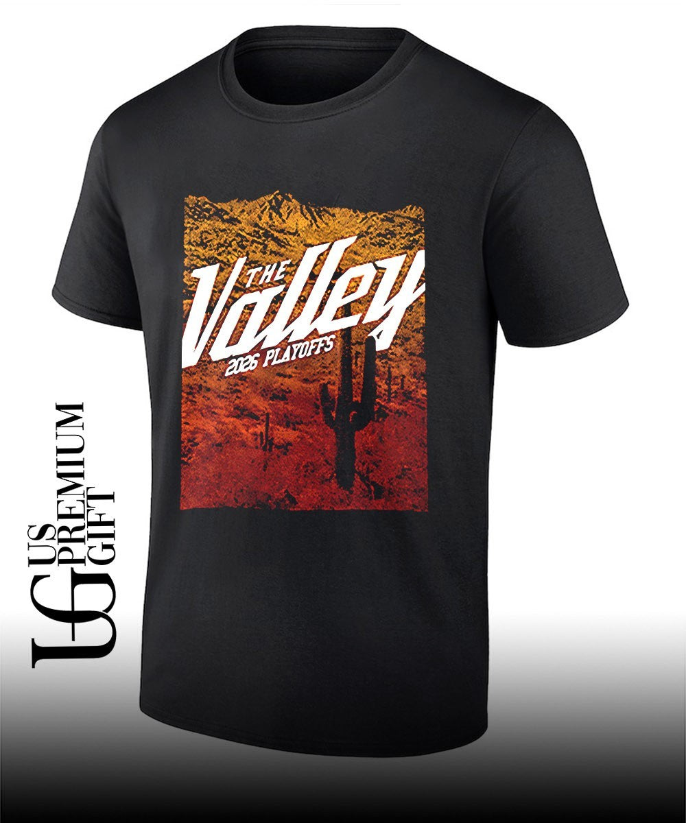 The Valley Phoenix Suns NBA Playoffs 2026 shirt Unisex T-shirt, Sweatshirt, Hoodie, Long Sleeve Tee - T-Shirt, Sweatshirt, Hoodie